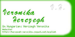 veronika herczegh business card